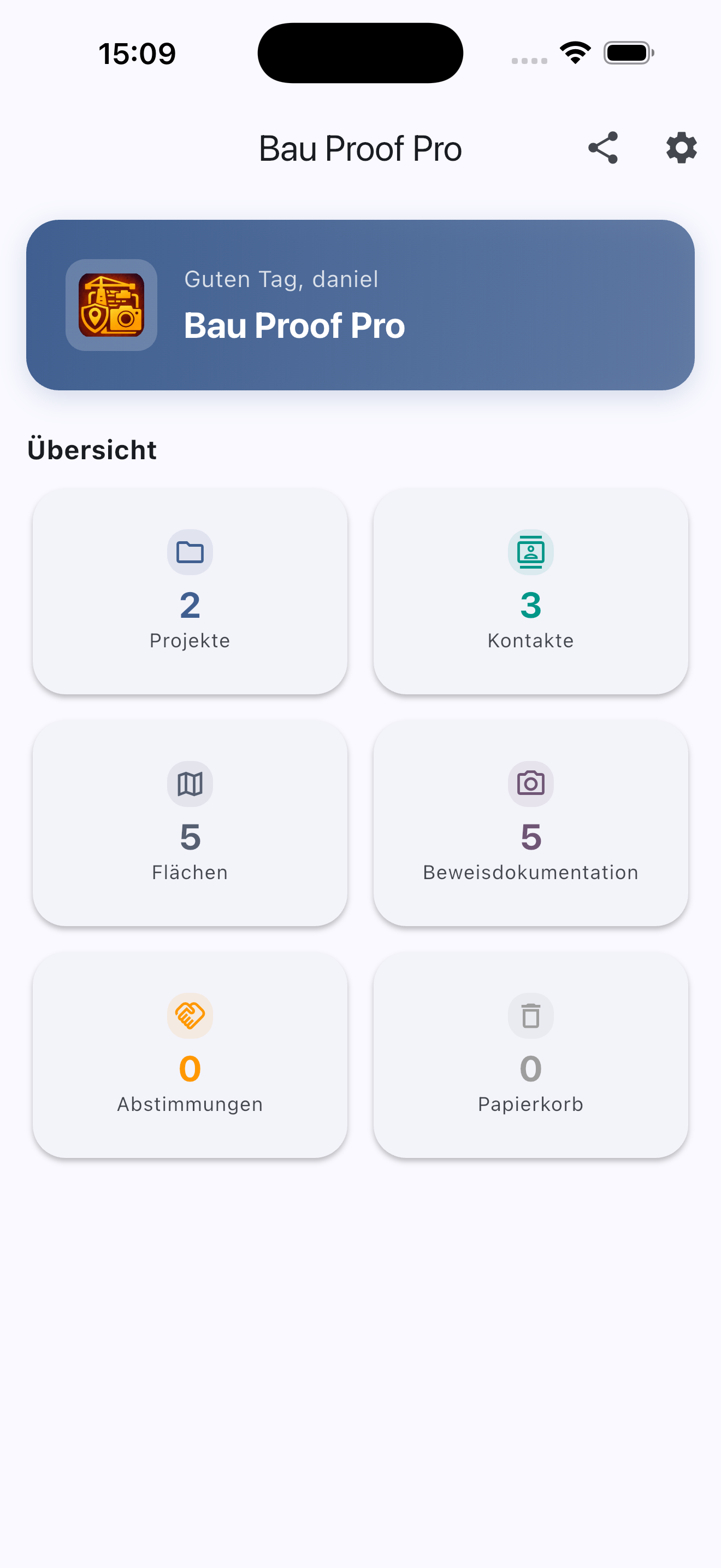 Bau Proof Pro Dashboard